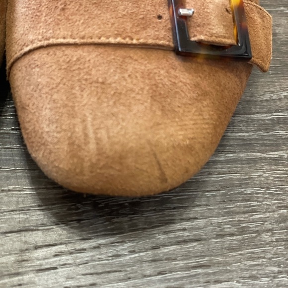 Brooks Brothers Brown Buckle Toe Heeled Loafers size 6.5 - Picture 3 of 7